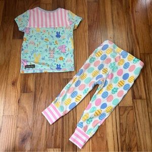 Matilda Jane Hoppin' Around PJ Pajama Set Easter Bunny Spring Size 12-18 months
